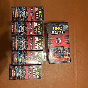1 Uno Elite Starter Pack plus ( 5 )Booster Set Plus Packs - Brand New Sealed